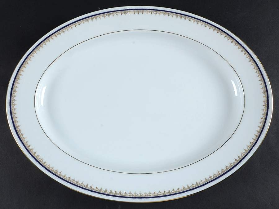 Cordon 16" Oval Serving Platter by Noritake-1