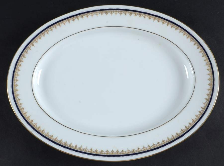 Cordon 11" Oval Serving Platter by Noritake-1