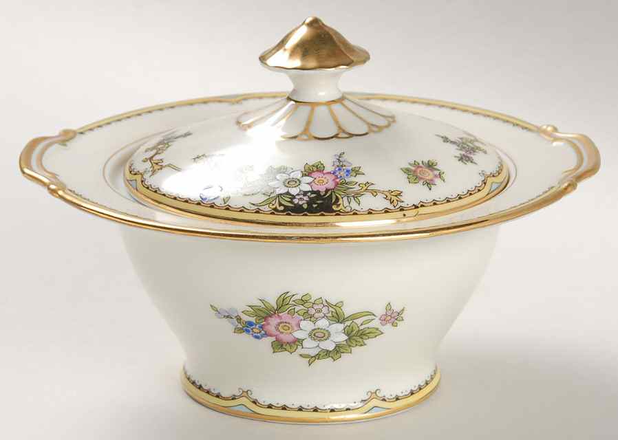 Cordova Sugar Bowl & Lid by Noritake-1