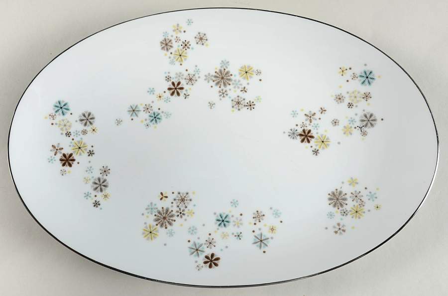 Corinth 14" Oval Serving Platter by Noritake-1