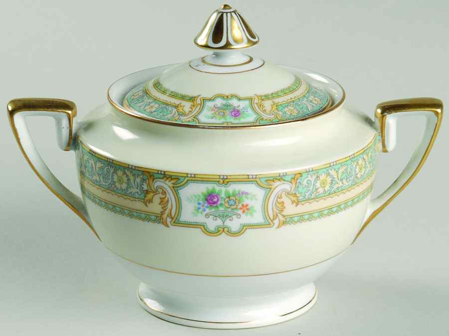 Corinthia Sugar Bowl & Lid by Noritake-1