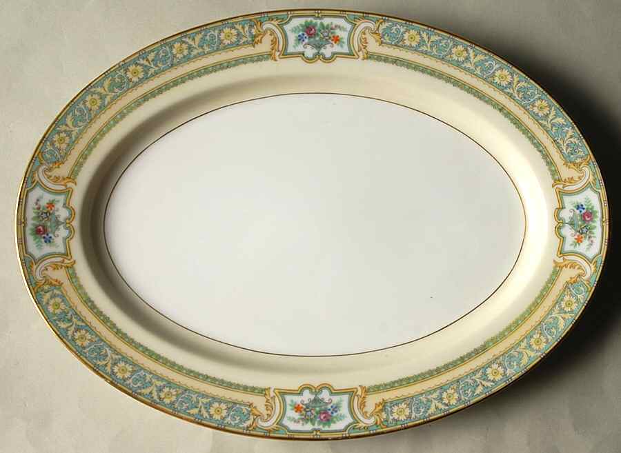 Corinthia 10" Oval Serving Platter by Noritake-1