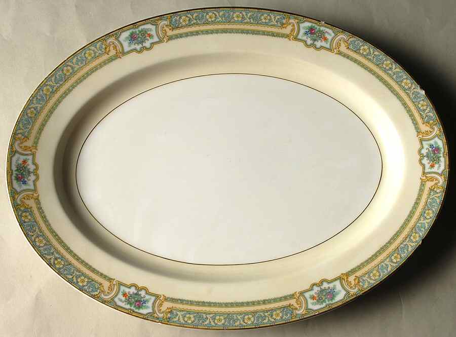 Corinthia 13" Oval Serving Platter by Noritake-1