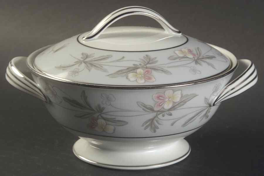 Corinne Sugar Bowl & Lid by Noritake-1
