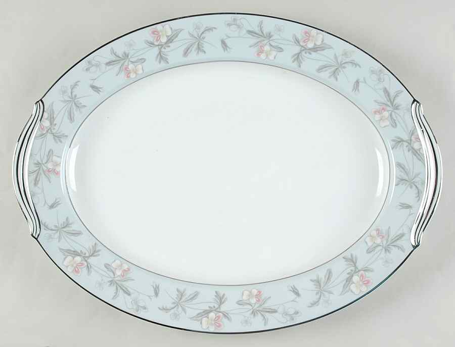 Corinne 16" Oval Serving Platter by Noritake-1
