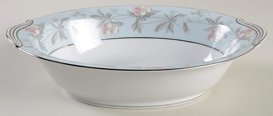 Corinne 10" Oval Vegetable Bowl by Noritake-1