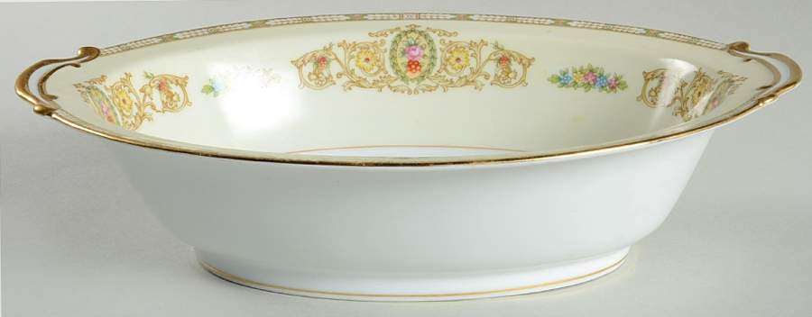 Corinne 10" Oval Vegetable Bowl by Noritake-1