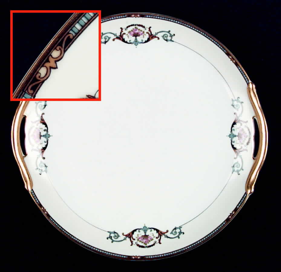 Cornwall Handled Cake Plate by Noritake-1