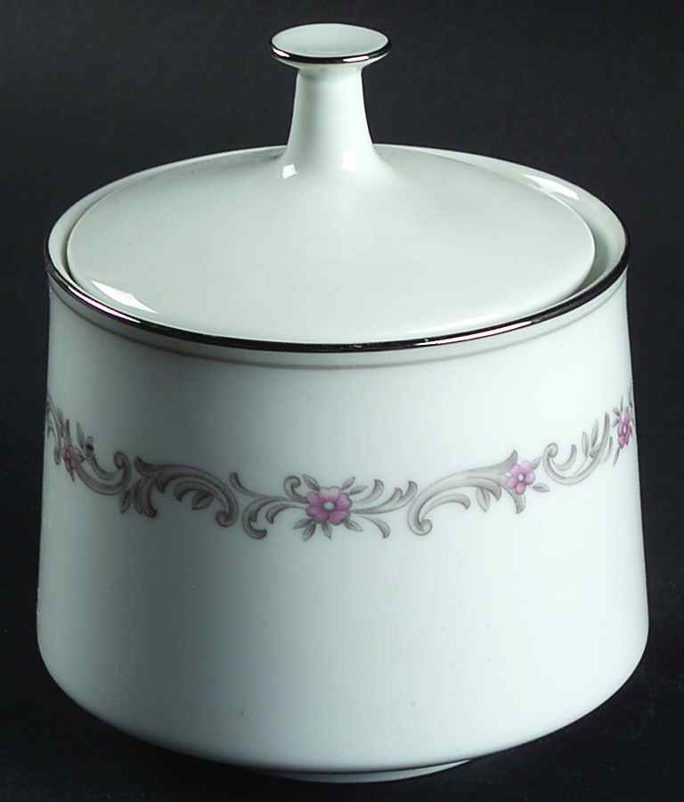 Corona Sugar Bowl & Lid by Noritake-1