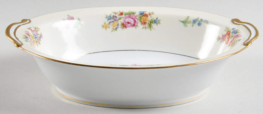 Corsage (4019) 9" Oval Vegetable Bowl by Noritake-1