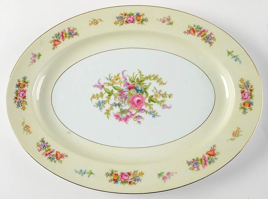 Corsage (4019) 16" Oval Serving Platter by Noritake-1