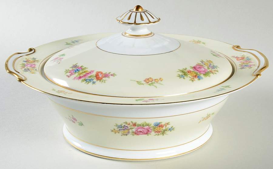 Corsage (4019) Round Covered Vegetable by Noritake-1