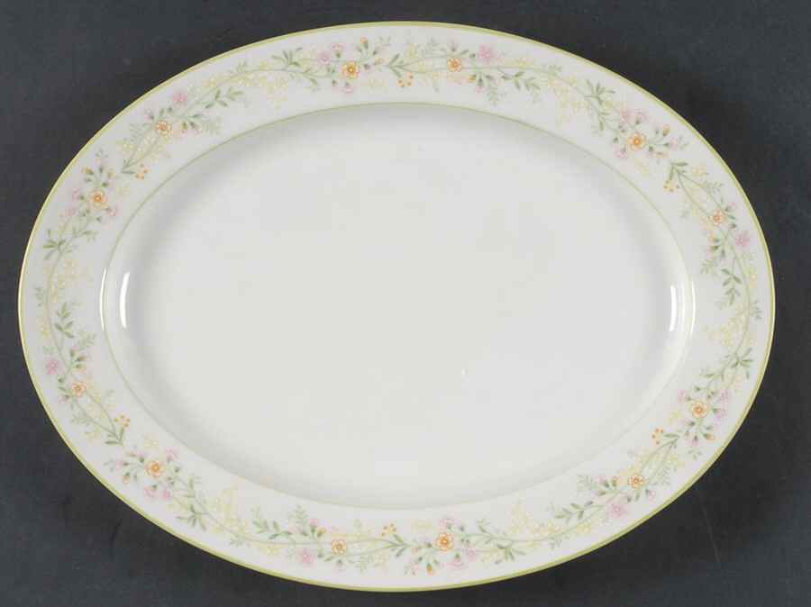 Cortege 13" Oval Serving Platter by Noritake-1