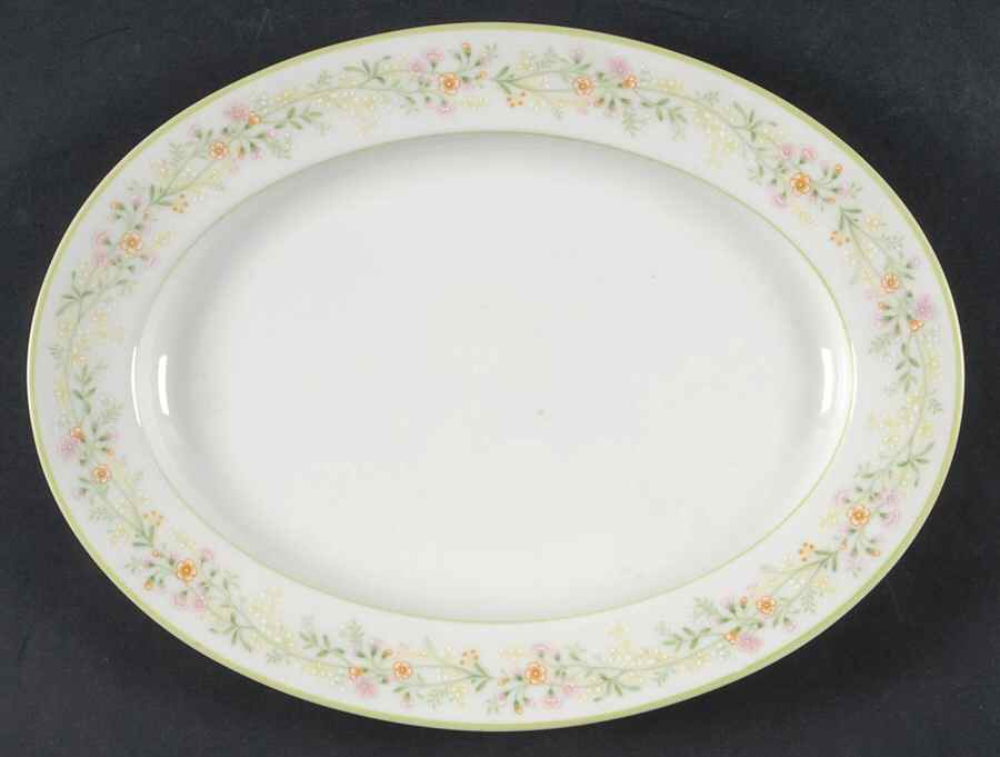Cortege 11" Oval Serving Platter by Noritake-1