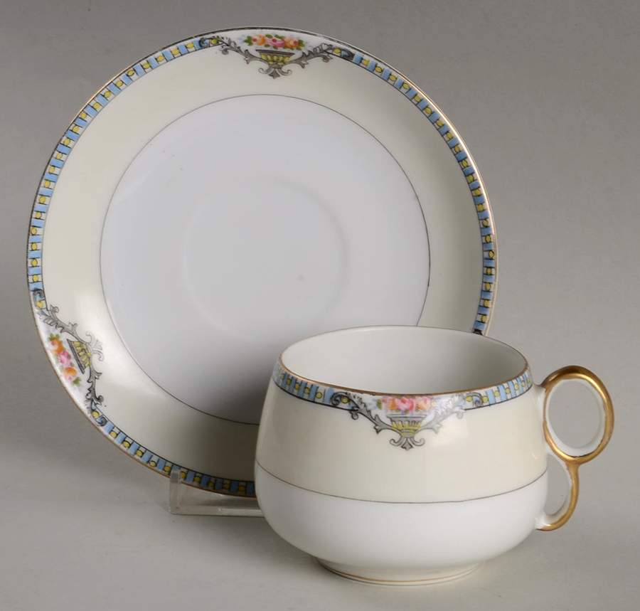 Cortez Flat Cup & Saucer Set by Noritake-1