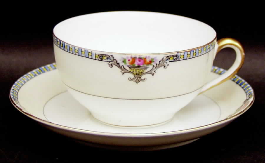 Cortez Flat Cup & Saucer Set by Noritake-1