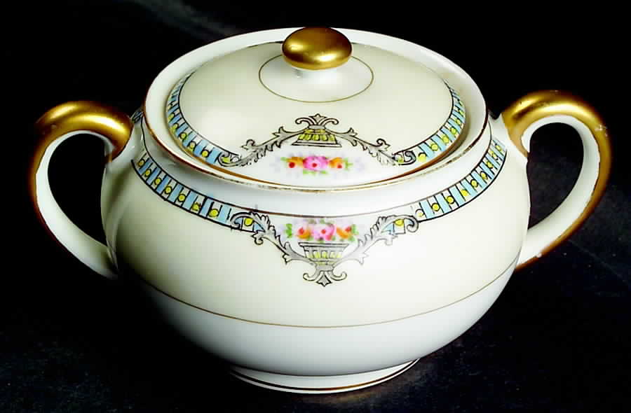 Cortez Mini Sugar Bowl & Lid by Noritake-1