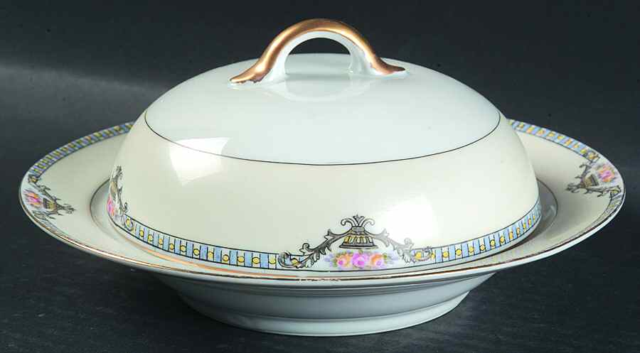 Cortez Round Covered Butter by Noritake-1