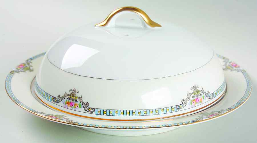 Cortez Muffin Dish & Lid by Noritake-1
