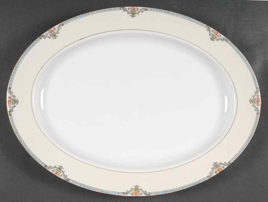 Cortez 16" Oval Serving Platter by Noritake-1