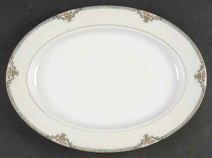 Cortez 11" Oval Serving Platter by Noritake-1
