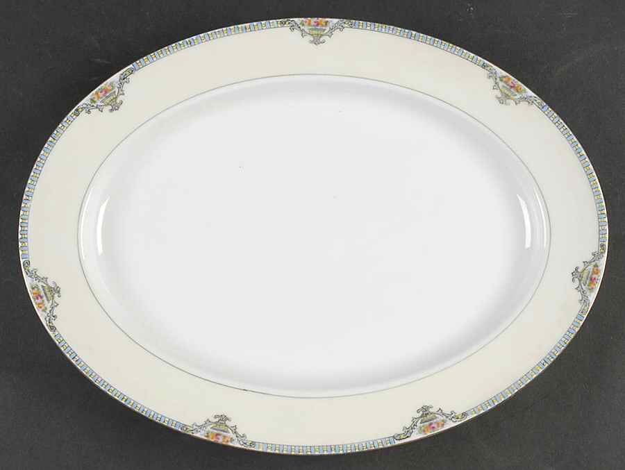Cortez 13" Oval Serving Platter by Noritake-1
