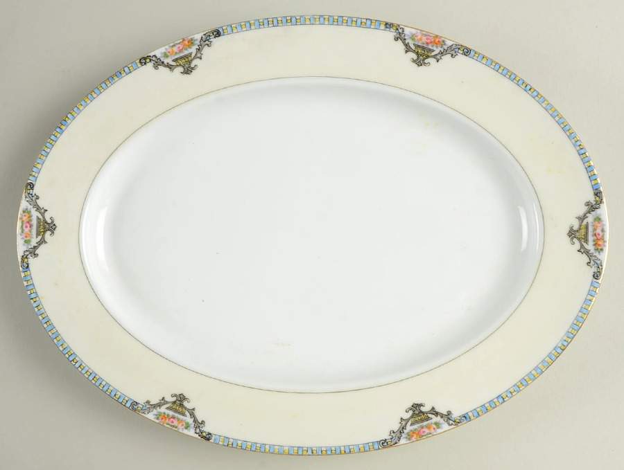 Cortez 10" Oval Serving Platter by Noritake-1