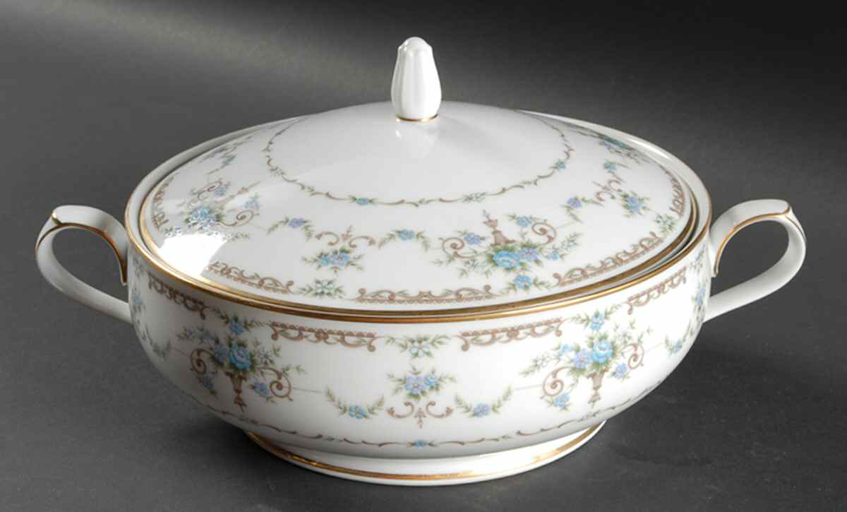 Cotillion Round Covered Vegetable by Noritake-1