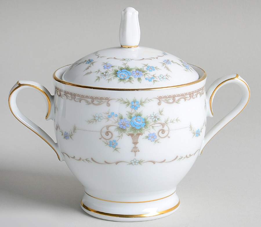 Cotillion Sugar Bowl & Lid by Noritake-1