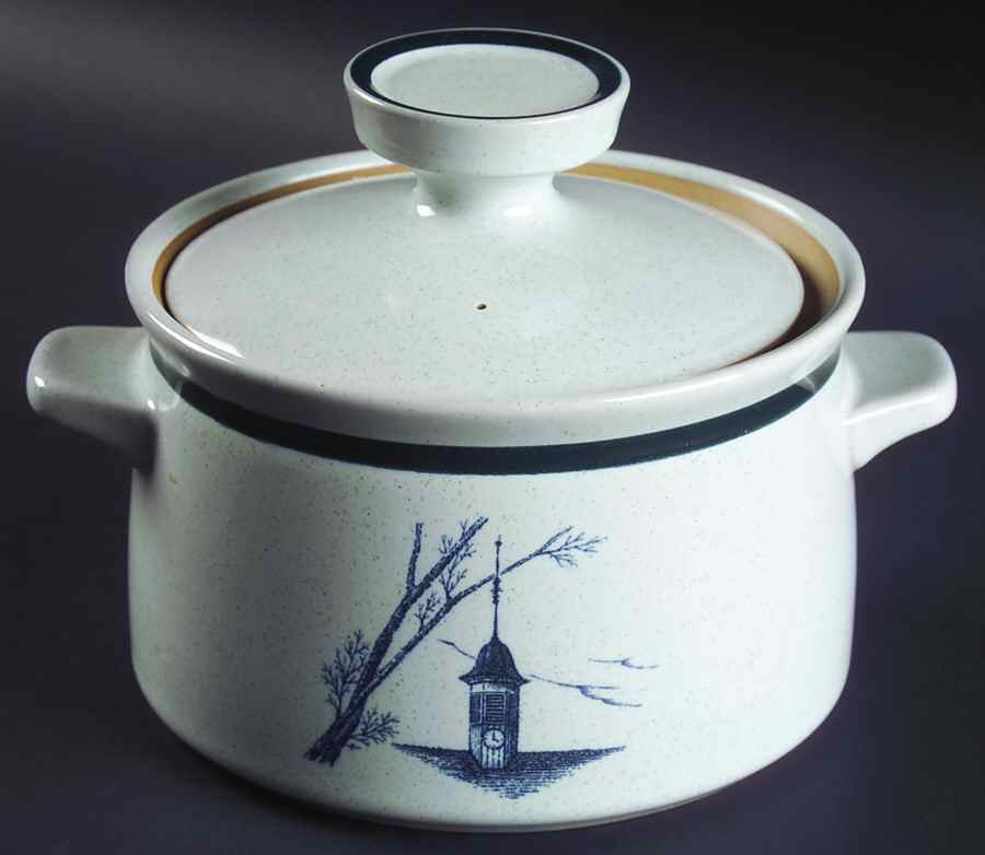 Colonial Times 1.25 Qt Round Covered Casserole by Noritake-1