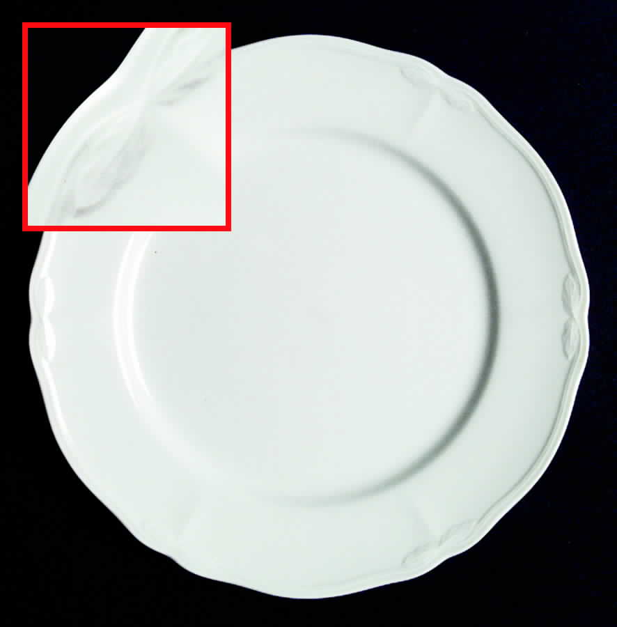 Coty White Dinner Plate by Noritake-1