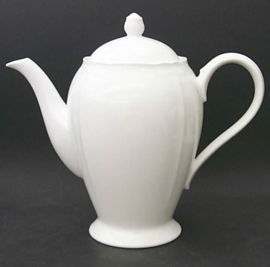 Coty White Coffee Pot & Lid by Noritake-1