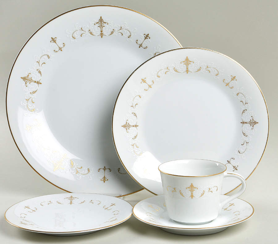 Courtney 5 Piece Place Setting by Noritake-1