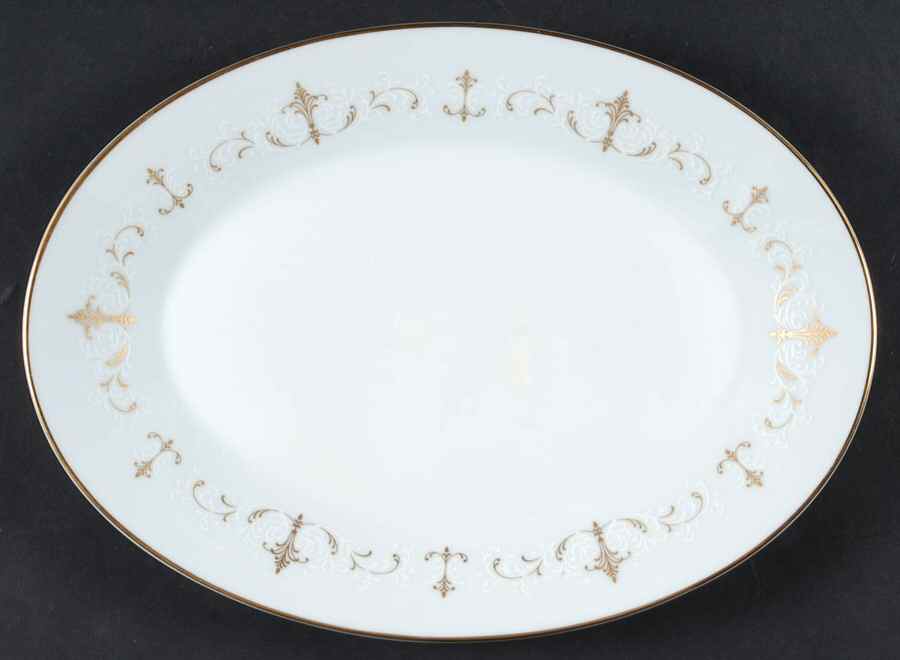 Courtney 12" Oval Serving Platter by Noritake-1