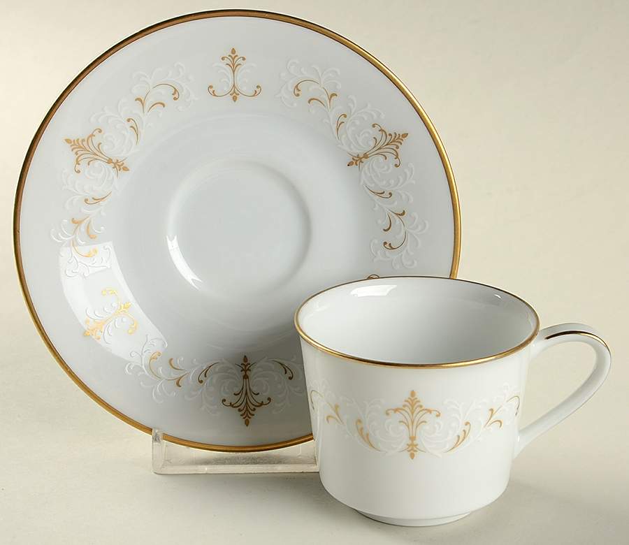 Courtney Flat Demitasse Cup & Saucer Set by Noritake-1