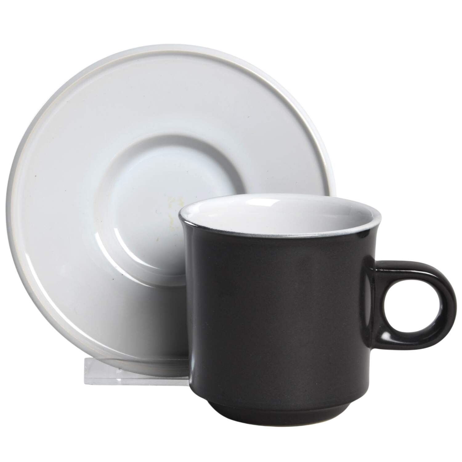 Counterpoint Flat Cup & Saucer Set by Noritake-1