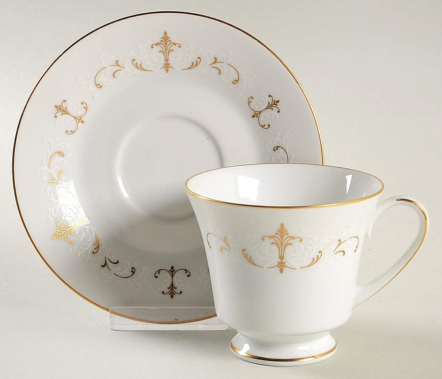 Courtney Footed Cup & Saucer Set by Noritake-1