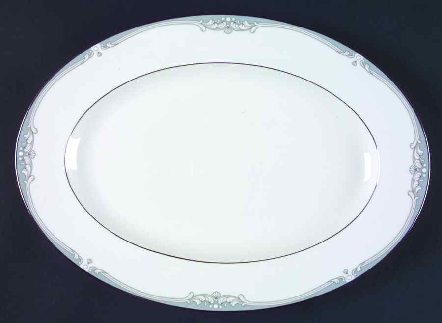 Cousteau 14" Oval Serving Platter by Noritake-1