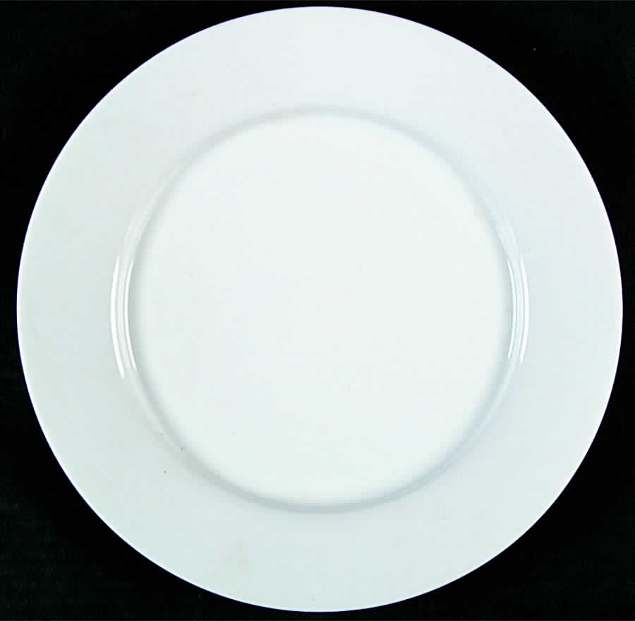 Commander White Dinner Plate by Noritake-1