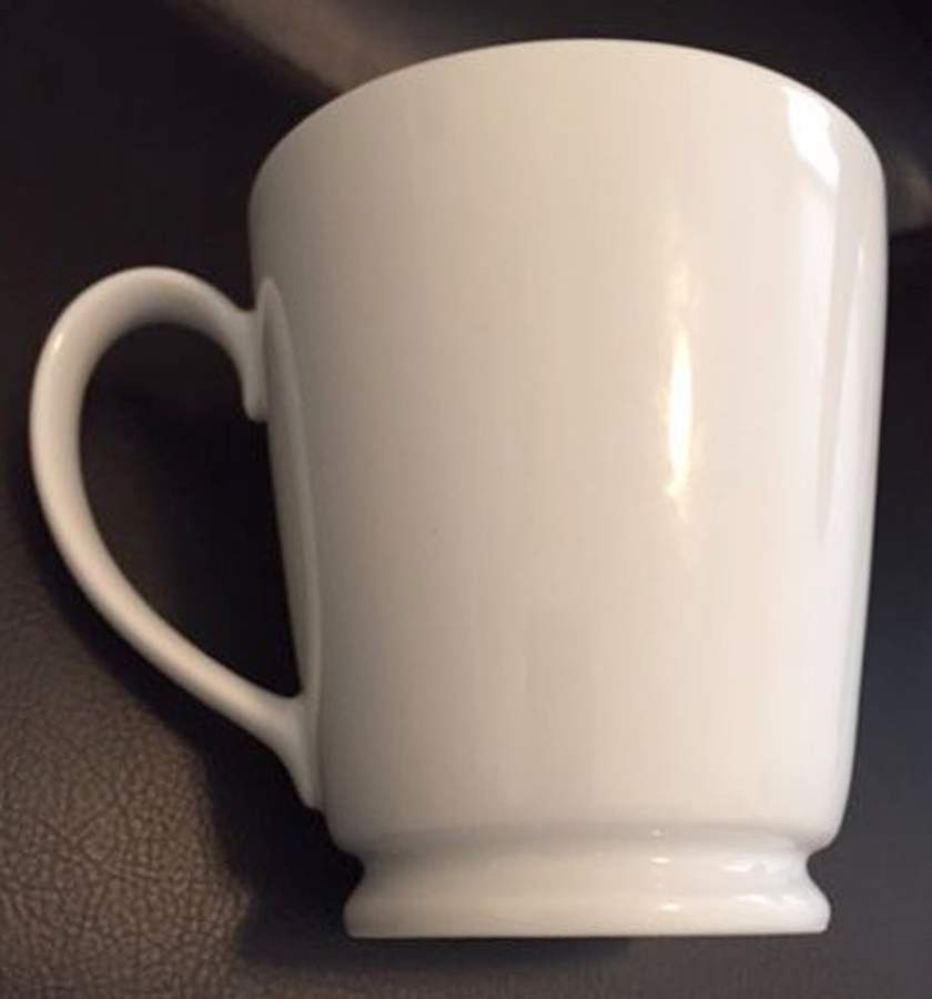 Commander White Mug by Noritake-1