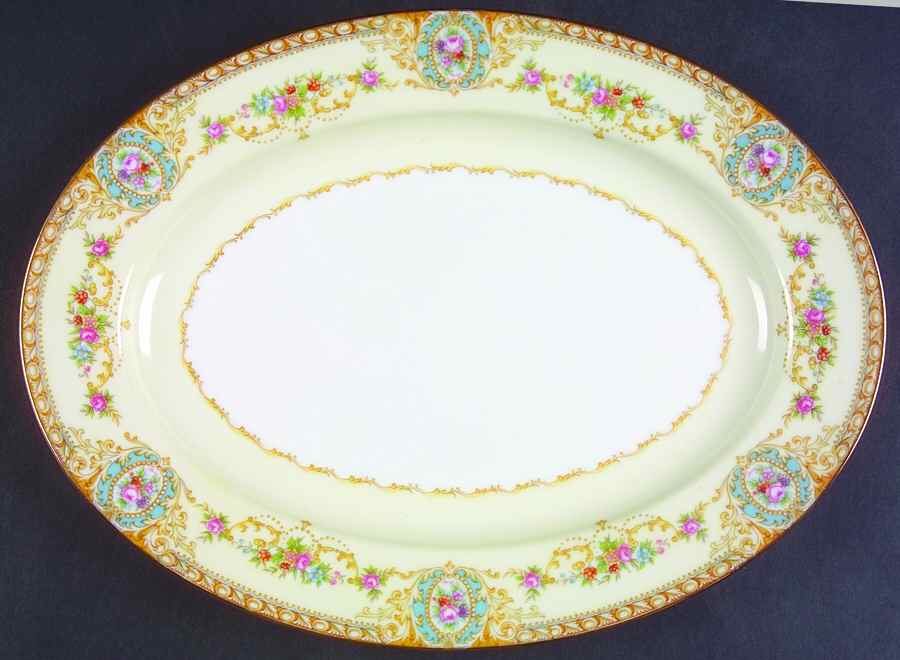 Coypel 11" Oval Serving Platter by Noritake-1