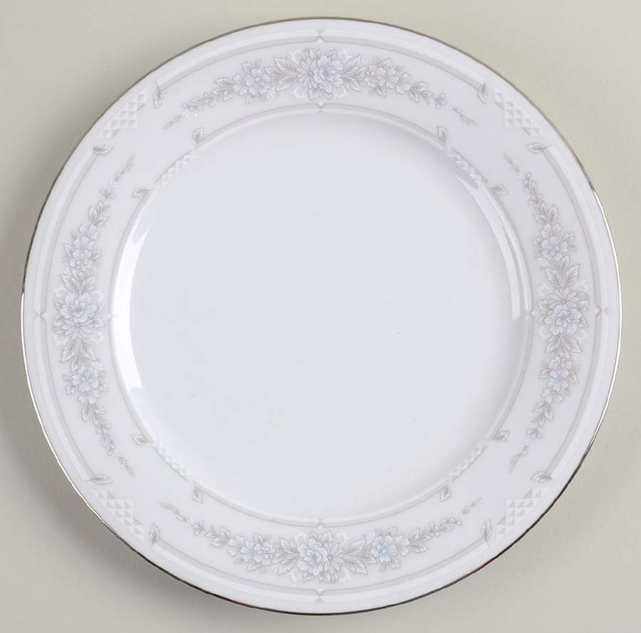 Crystal Bouquet Salad Plate by Noritake-1