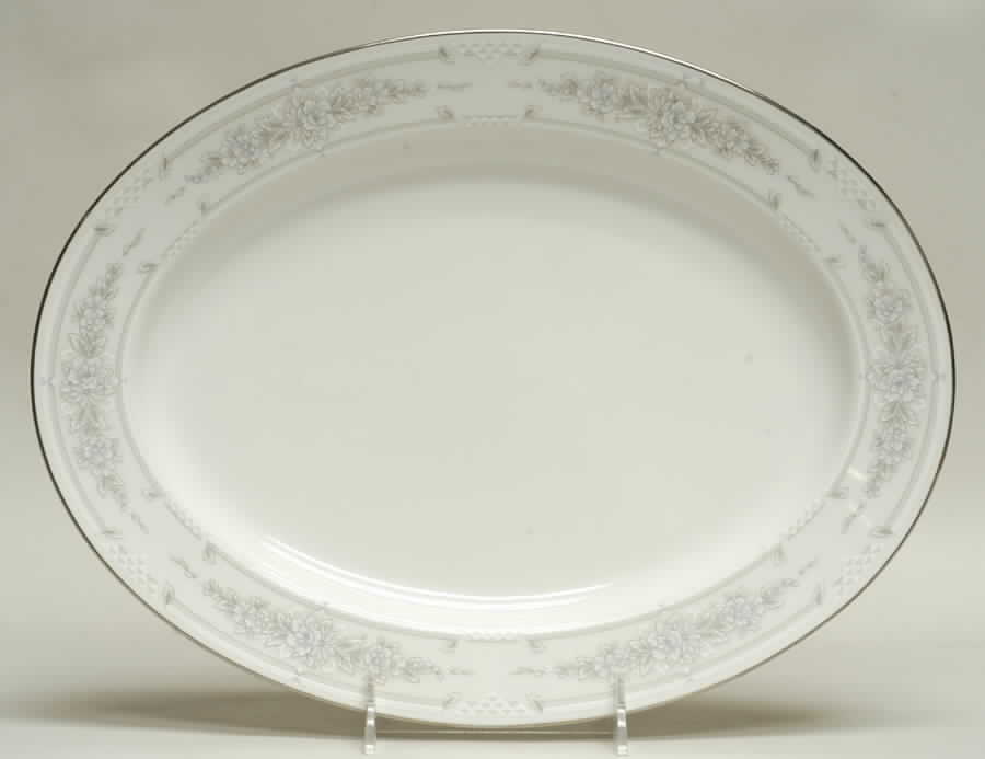 Crystal Bouquet 13" Oval Serving Platter by Noritake-1