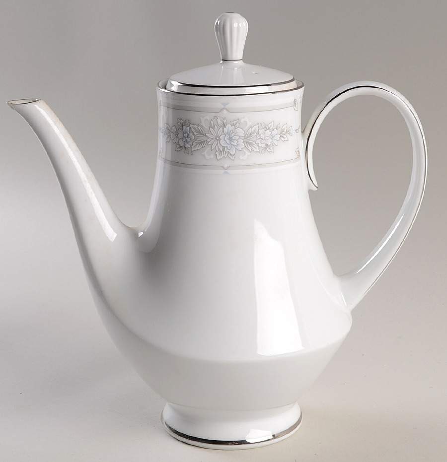 Crystal Bouquet Coffee Pot & Lid by Noritake-1