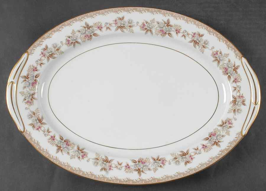 Crenshaw 16" Oval Serving Platter by Noritake-1