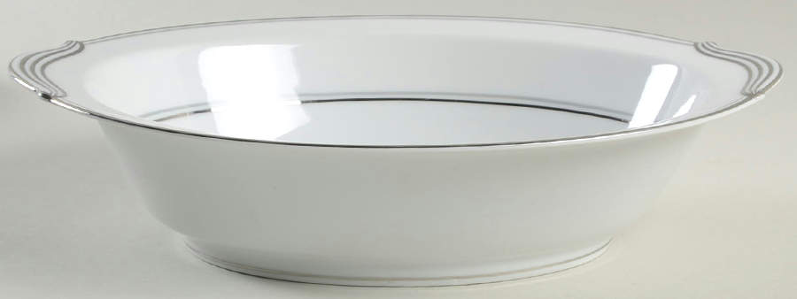 Crest 10" Oval Vegetable Bowl by Noritake-1