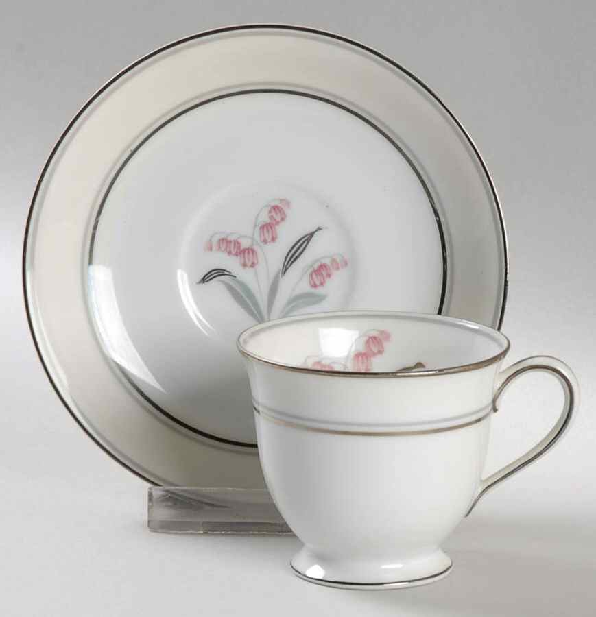 Crest Footed Demitasse Cup & Saucer Set by Noritake-1