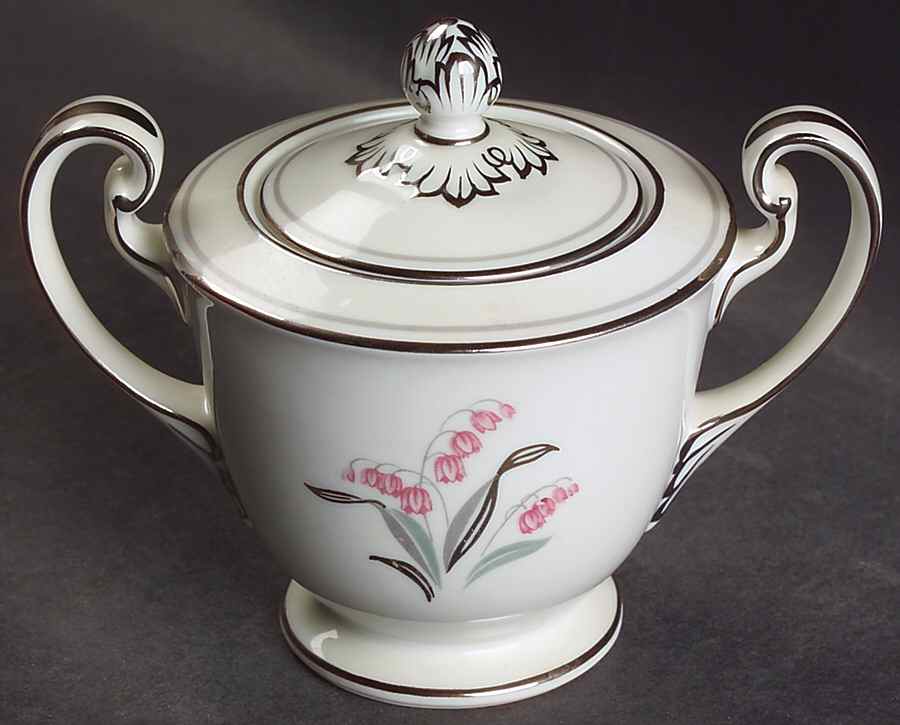 Crest Mini Sugar Bowl & Lid by Noritake-1