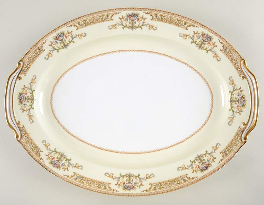 Crestwood 16" Oval Serving Platter by Noritake-1