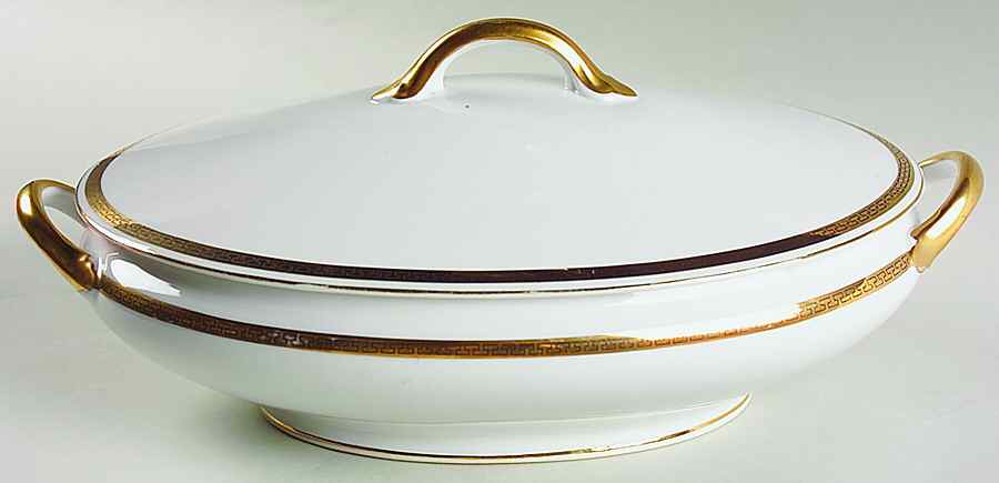 The Crete Oval Covered Vegetable by Noritake-1